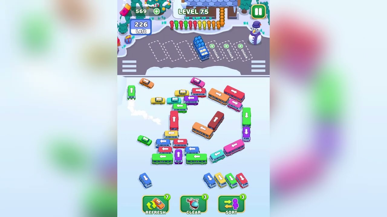 Bus Escape Traffic Jam Level 75