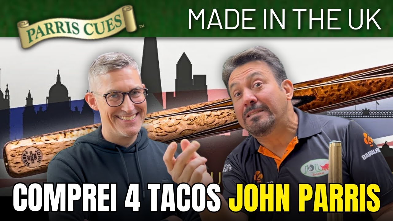 Visitei a fábrica da John Parris em Londres: veja os 4 tacos que escolhi!