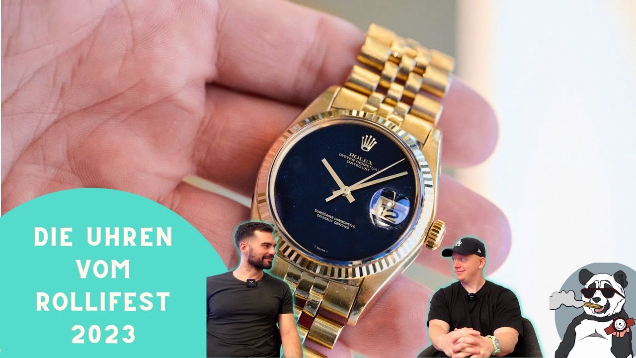 Wir bewerten die Uhren beim Rolliefest 2023 (Rolex, Richard Mille, Omega,....)