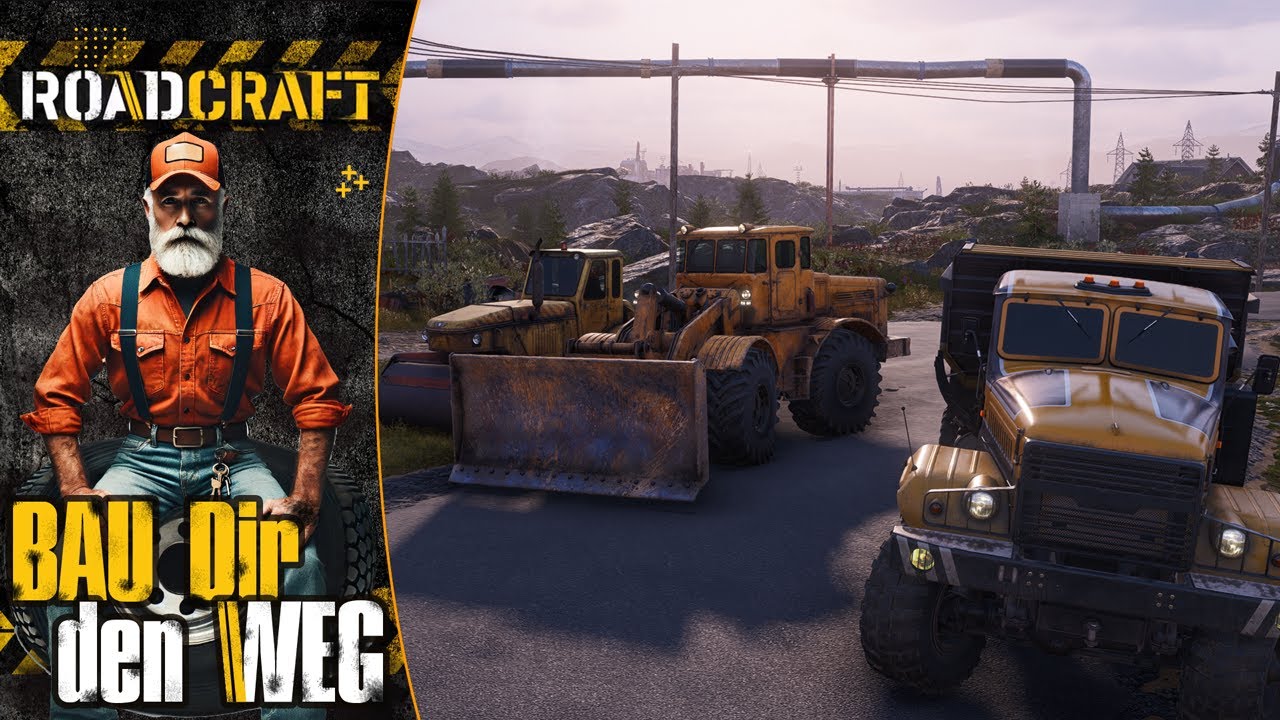 ROADCRAFT - Diese Straße muss erst noch gebaut werden. Multiplayer Demo mit den Senioren 🚜