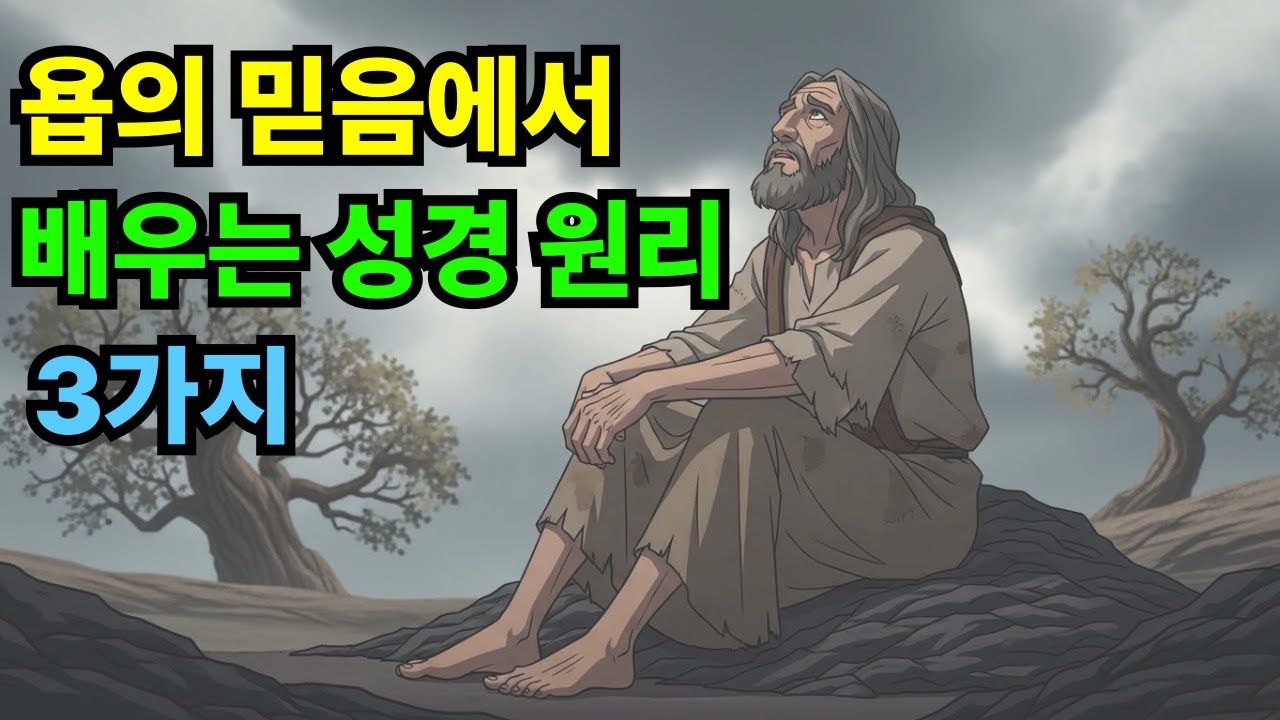 욥의 믿음에서 배우는 성경적 원리 3가지