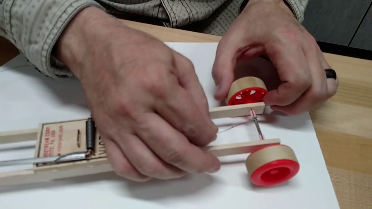 Mousetrap Car - Attach the String V.2 *updated version in description