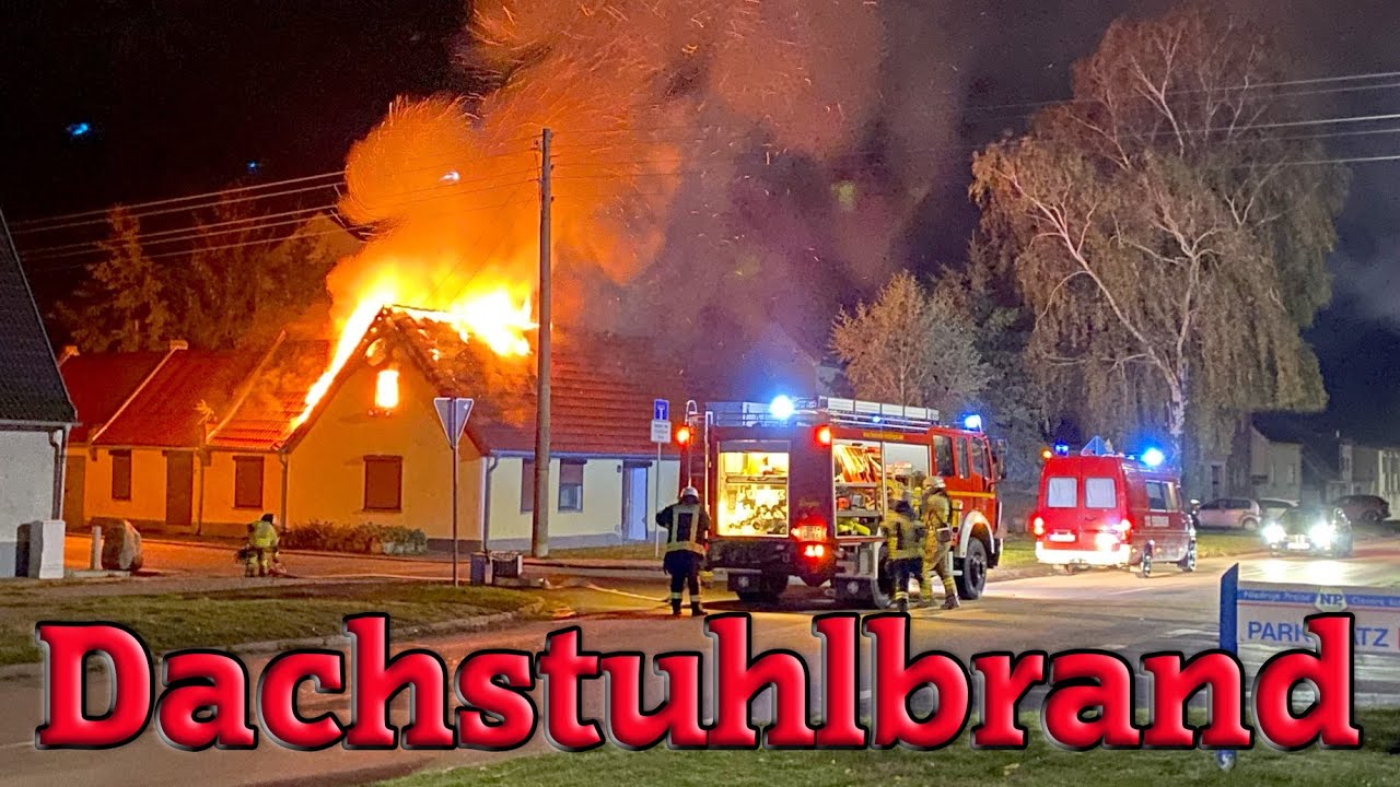 Dachstuhlbrand Hecklingen   Aus der Arbeit der Hecklinger Feuerwehren
