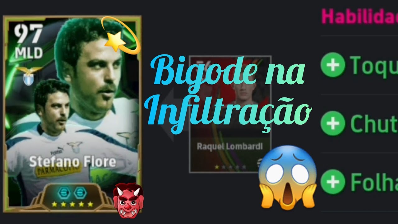 Melhores Habilidades para colocar em Jogadores de infiltração bigode efootball 2026