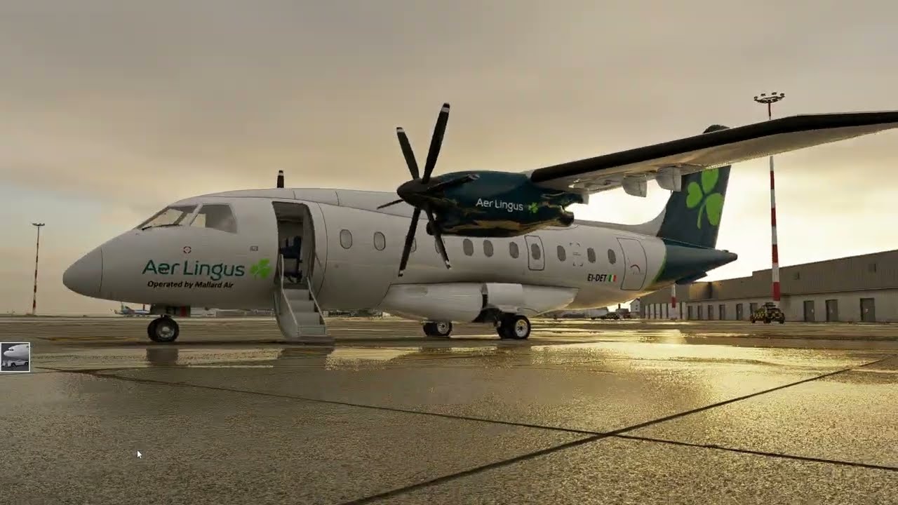 Dornier 328 - 110 | Xplane 12.4 | Full Flight From Shannon - Kerry - Shannon