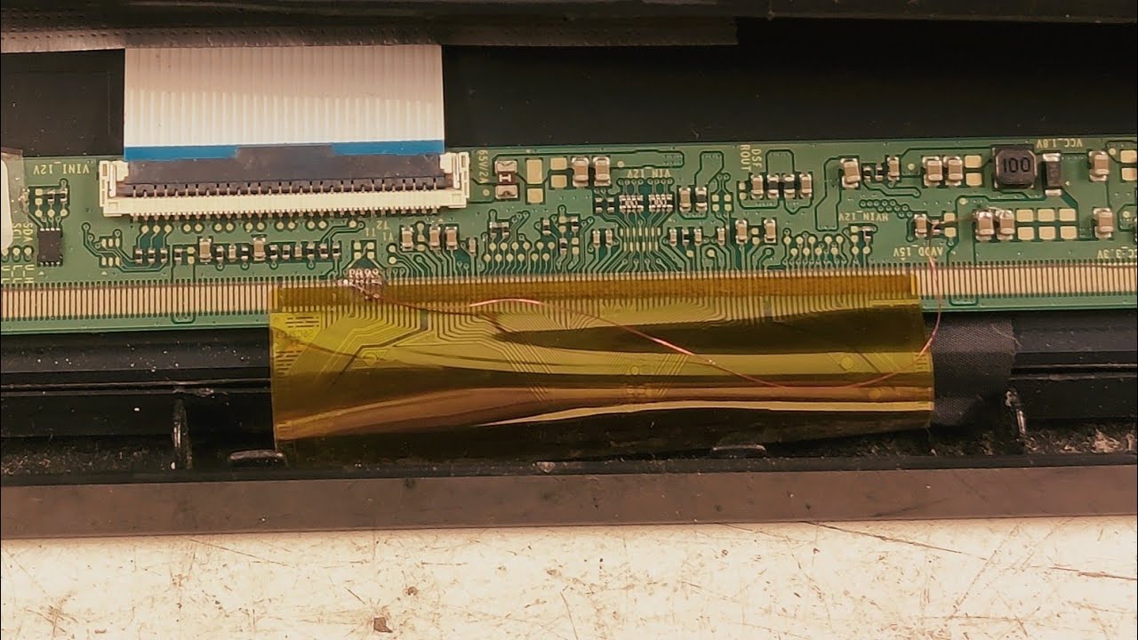 SM 4185 IC  lsc320an10-h03 single cof panal blanking picture