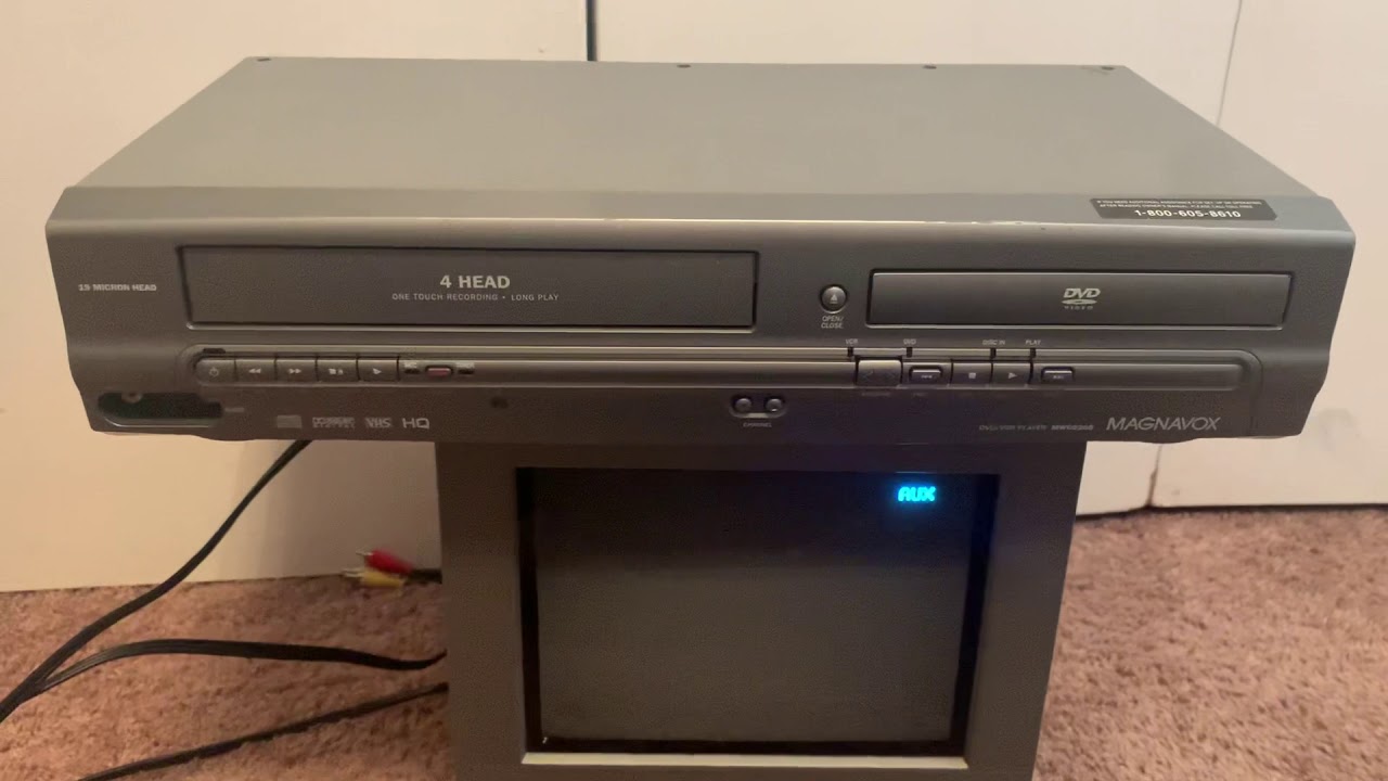 How to hook up DVD 📀 VCR 📼 combo player to tv