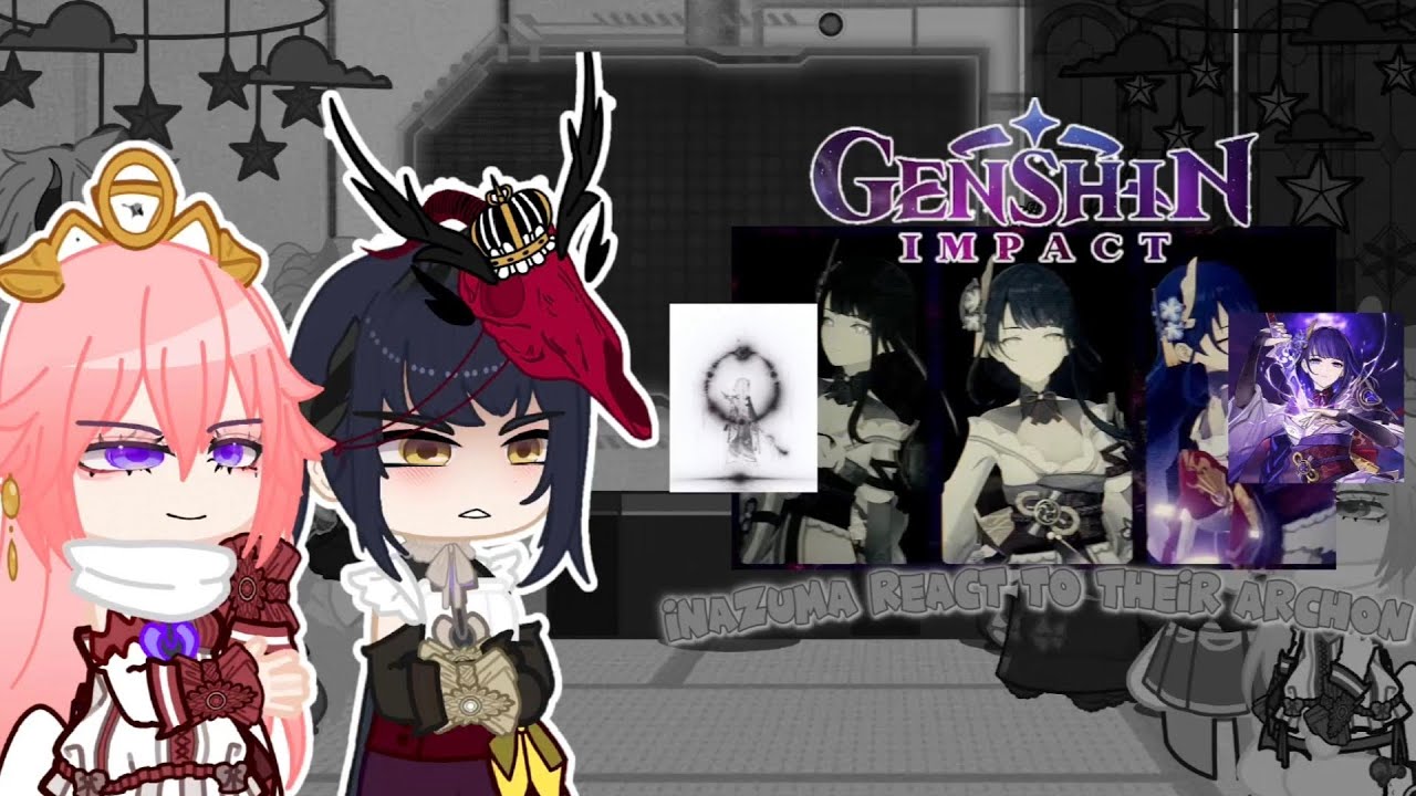 Genshin react to Raiden Shogun 