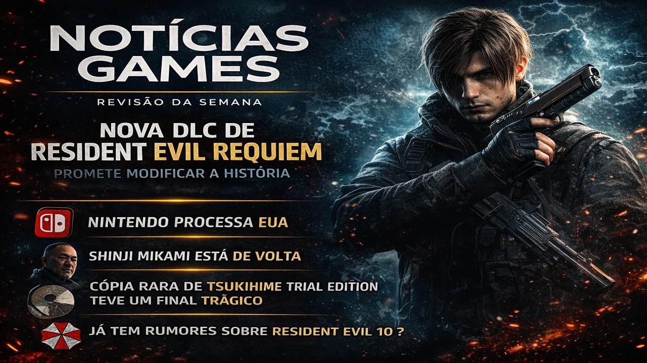 RUMOR RESIDENT 10 .DLC REQUIEM A VOLTA DE SHINJI MIKAMI E MUITO MAIS ....