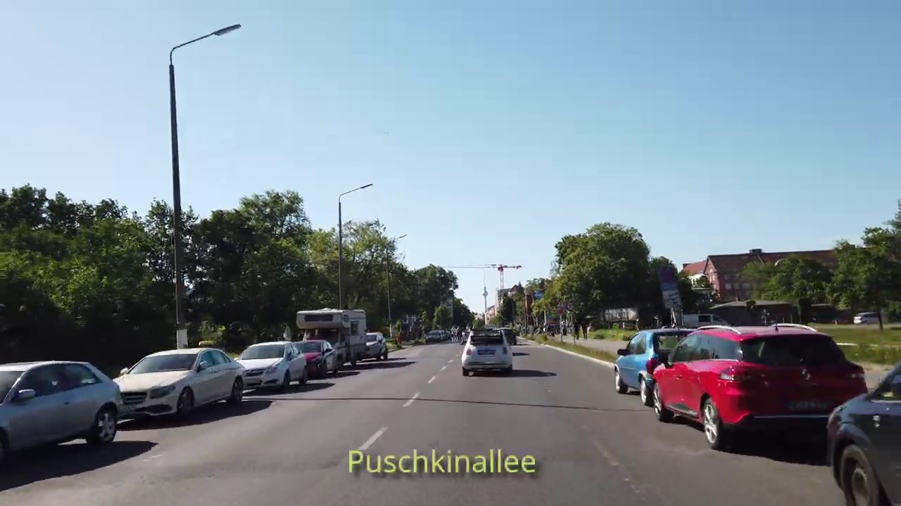 Berlin-Kreuzberg nach Mitte Berliner Schloß