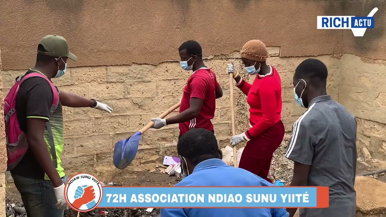 72H DE L’ASSOCIATION NDIAW SUNU YIITÉ:Nettoyage du poste de santé ndiaw Ndiangué 