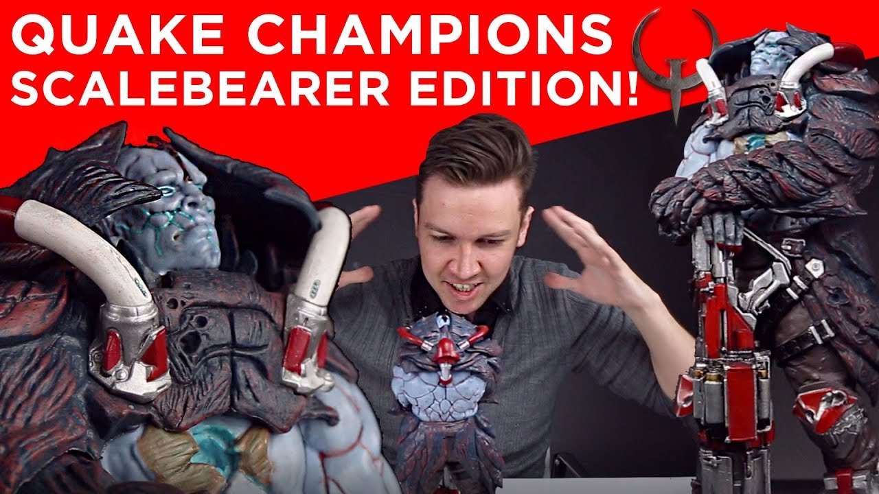 Unboxing the QUAKE CHAMPIONS SCALEBEARER EDITION!
