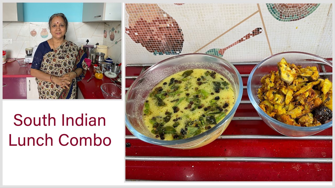 Mor Rasam &Vazhaikai Roast I Traditional South Indian Lunch ISatvik Lunch