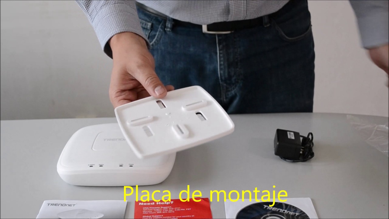 Valcom TI Unboxing el access point Trendnet AC1200 TEW-821DAP