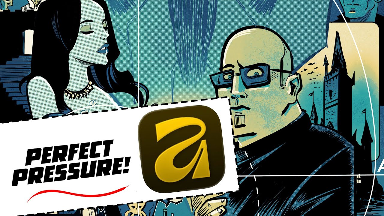 Как настроить нажим кисти для естественного рисования в Affinity