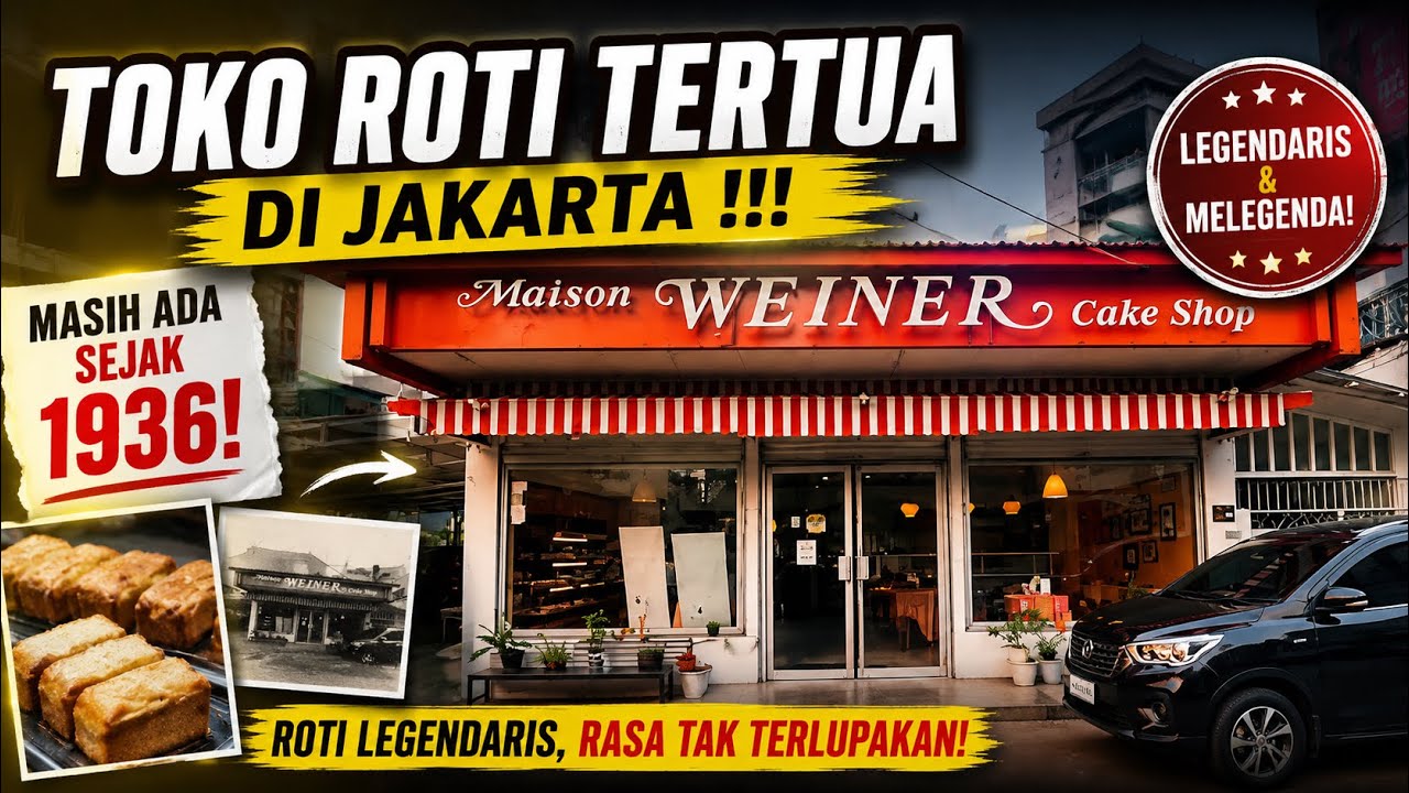 Toko Roti Tertua di Jakarta, Masih Ada Sejak 1936 !!!! 