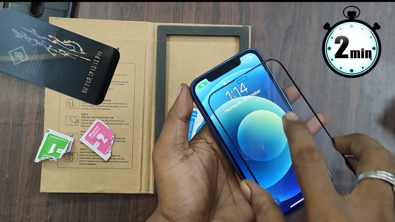 iphone 12 Top  Quality  Screen Guard II Safty is Important 📵💯