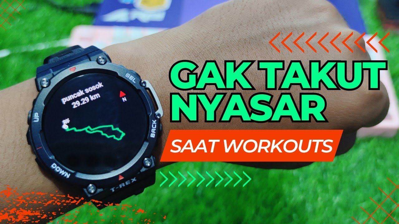 Setting Rute dan Navigasi Offline di Amazfit T-Rex 2