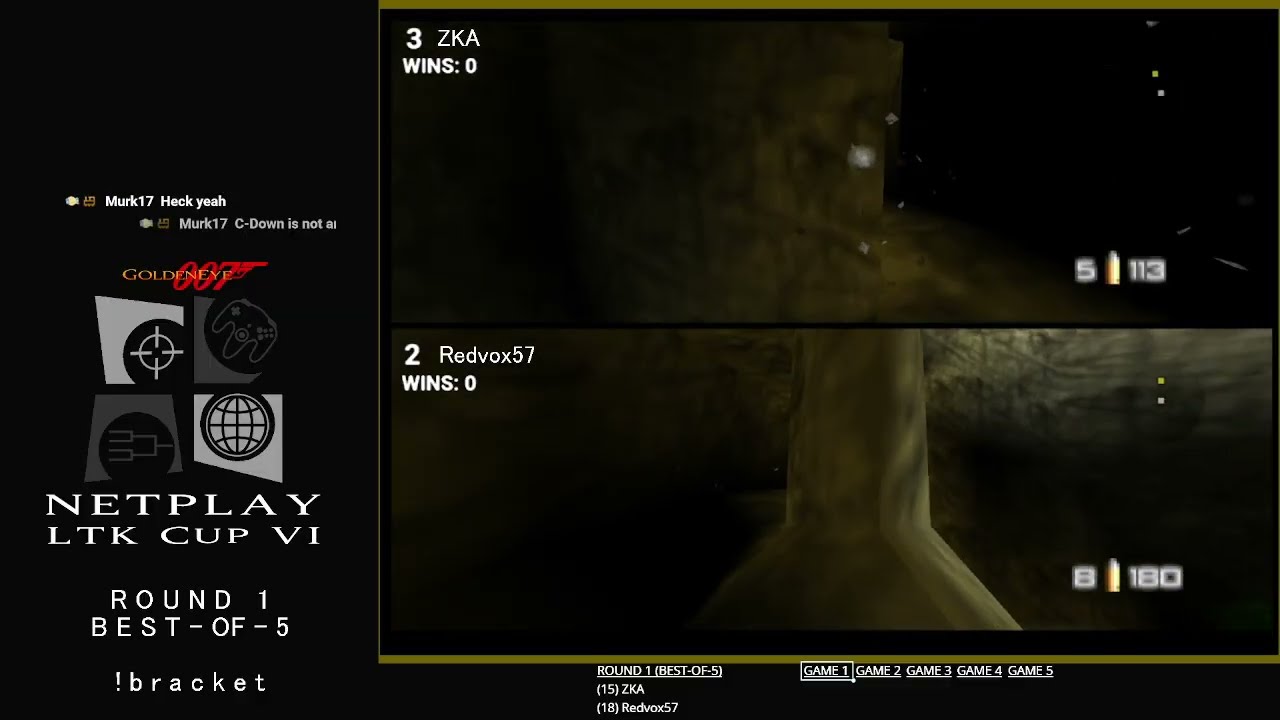 GoldenEye Netplay LTK Cup VI - ROUND 1: ZKA vs. Redvox57