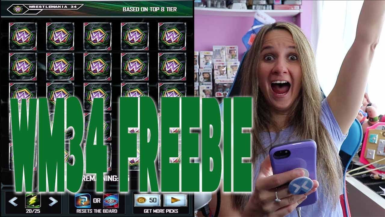 WRESTLEMANIA 34 Tier FREEBIE + Titan Fusion | WWE SUPERCARD