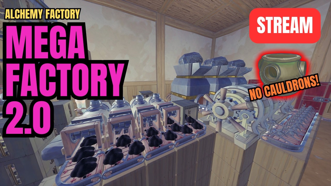 No Cauldrons Mega Factory 2.0 Challenge - Part 1 | Alchemy Factory | 2/27/2026