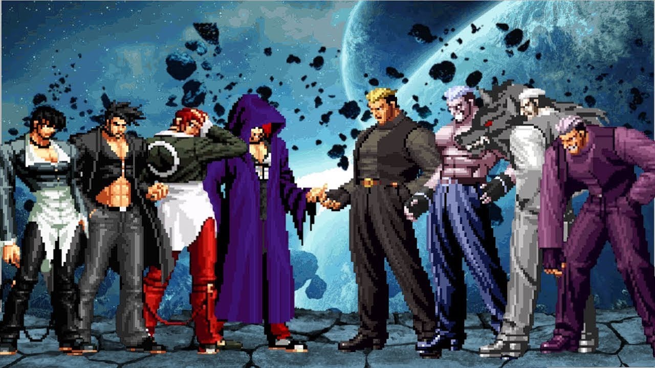 kof mugen Iori Yagami Team vs Ryuji Yamazaki Team
