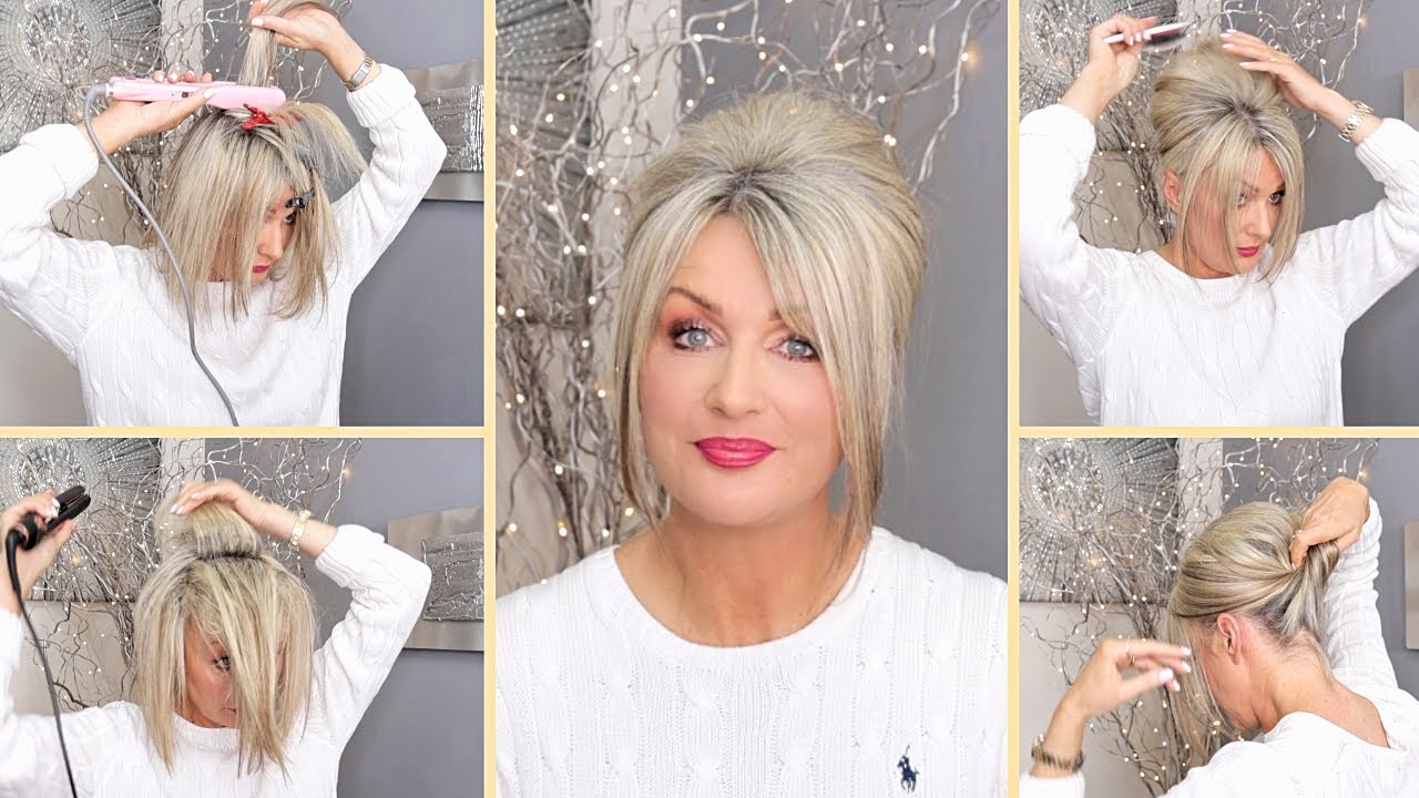 Updo That Last For Days (Short, Fine Hair) / How I Put My Hair Up 2 Ways