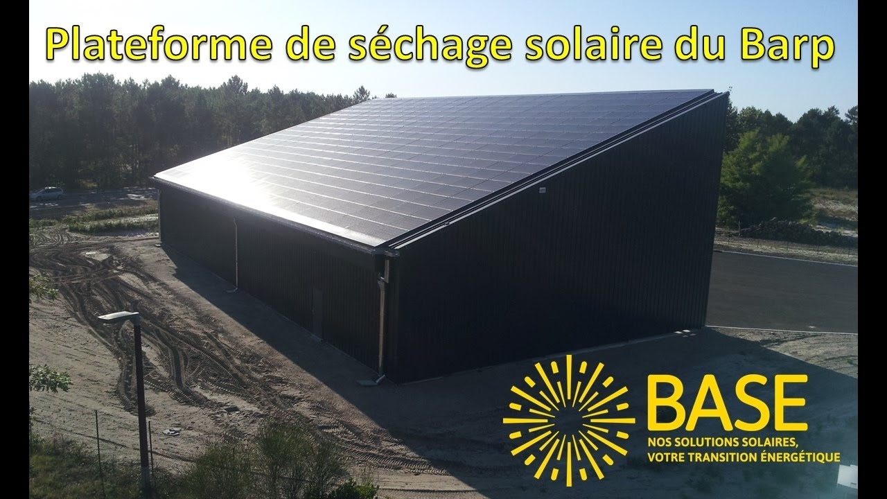 Plateforme de séchage solaire Cogen'Air au Barp (33)