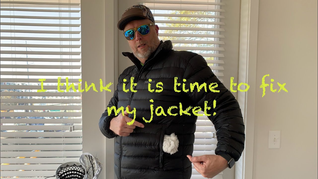 Marmot jacket repair, video #15!