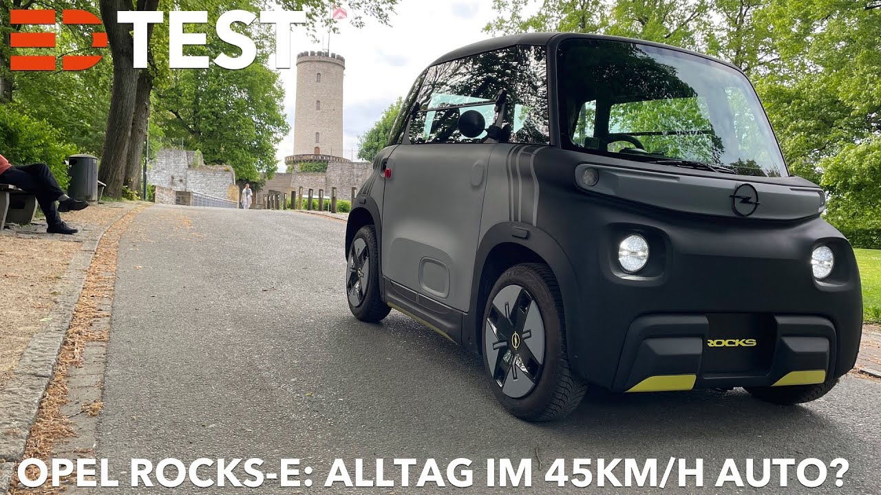Opel Rocks-E Test : So schlägt sich das 45-km/h-Auto im Alltag | Electric Drive