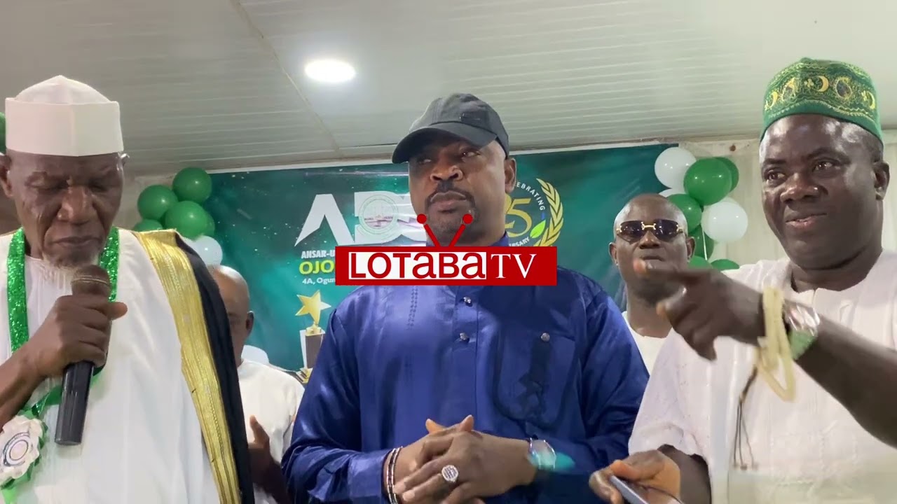 King Mc oluomo today at the 25 years anniversary Ojodu Branch