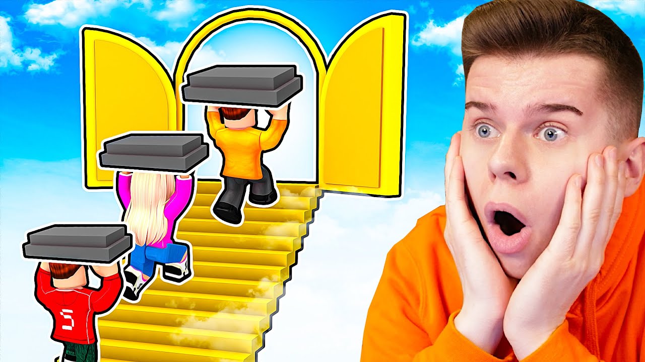 Stawiamy SCHODY DO NIEBA w Roblox!