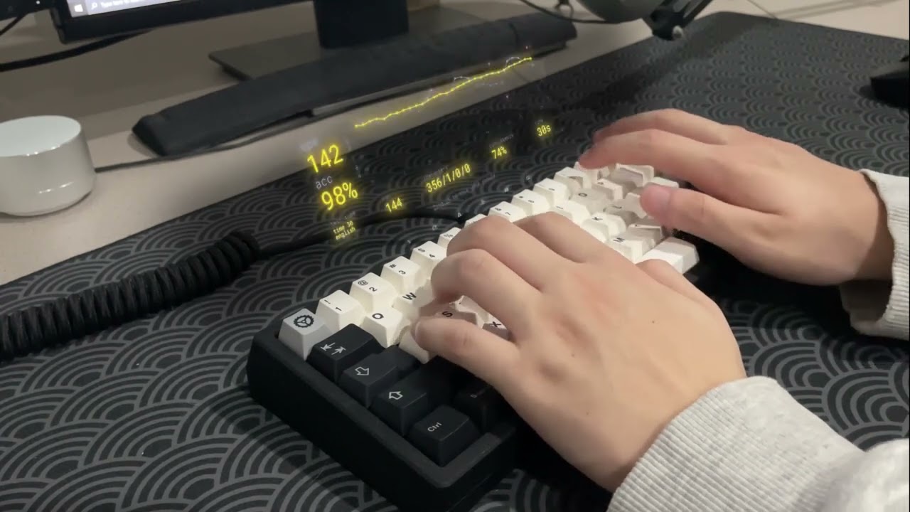 Meletrix Zoom65 | JWK Lavenders | PC Plate | Sound Test
