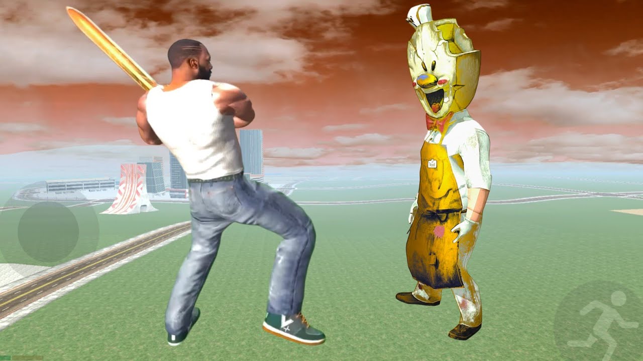 Franklin fight golden ghost creature in Indian bike driving 3d 