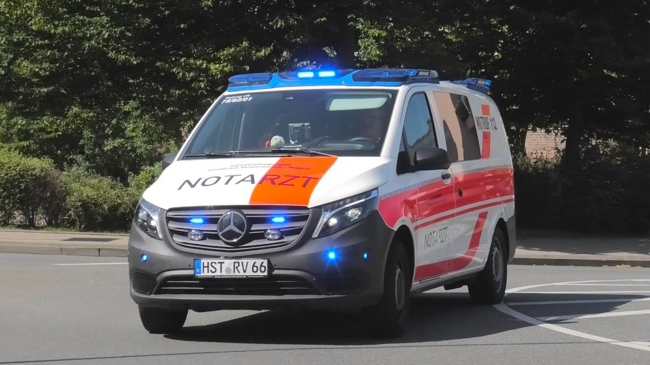 RTW Bad Sülze + Neues NEF Ribnitz Eigenbetrieb Rettungsdienst Landkreis Vorpommern-Rügen