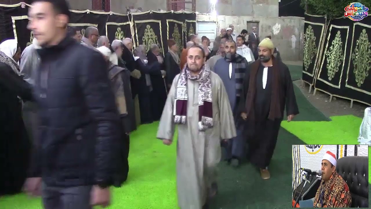 ليلة تكريم المرحوم اللواء صلاح عبدالفتاح مراد بعزبة الفرعونية اشمون منوفية  الشيخ وليد عبية العشاء