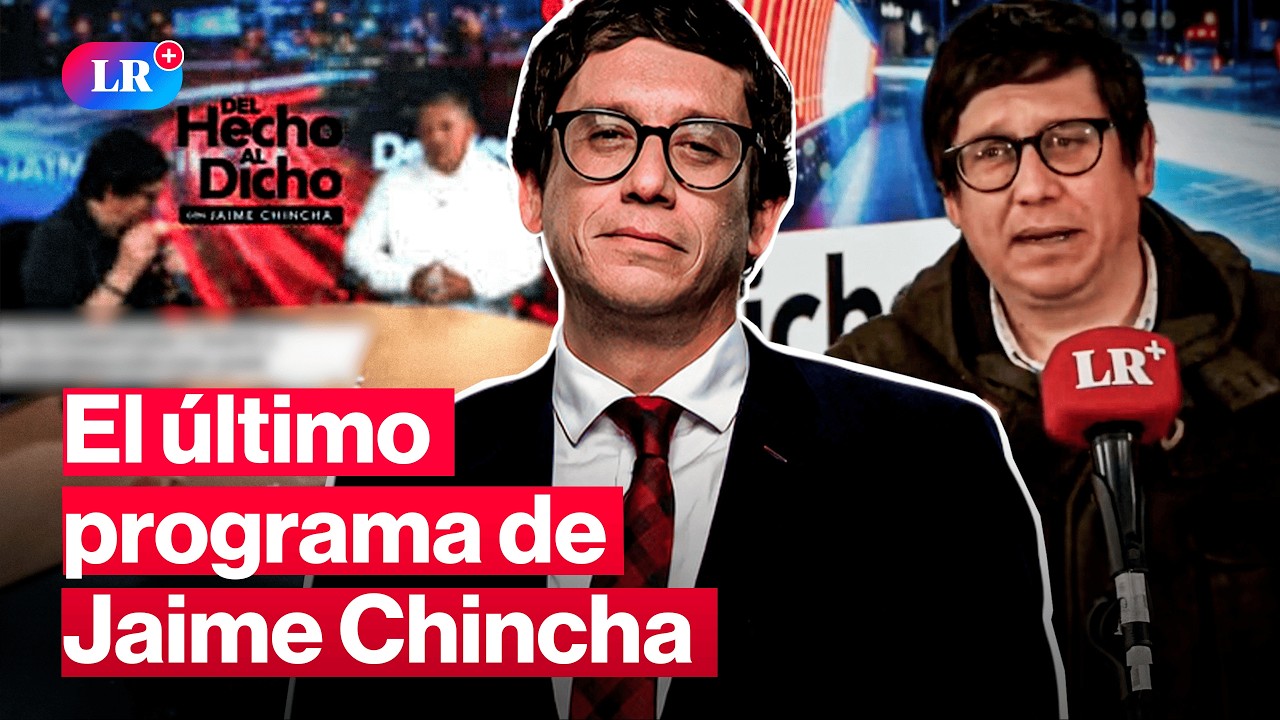 Jaime Chincha: así fue la nostálgica última emisión de Del Hecho al Dicho en La República| #HardNews