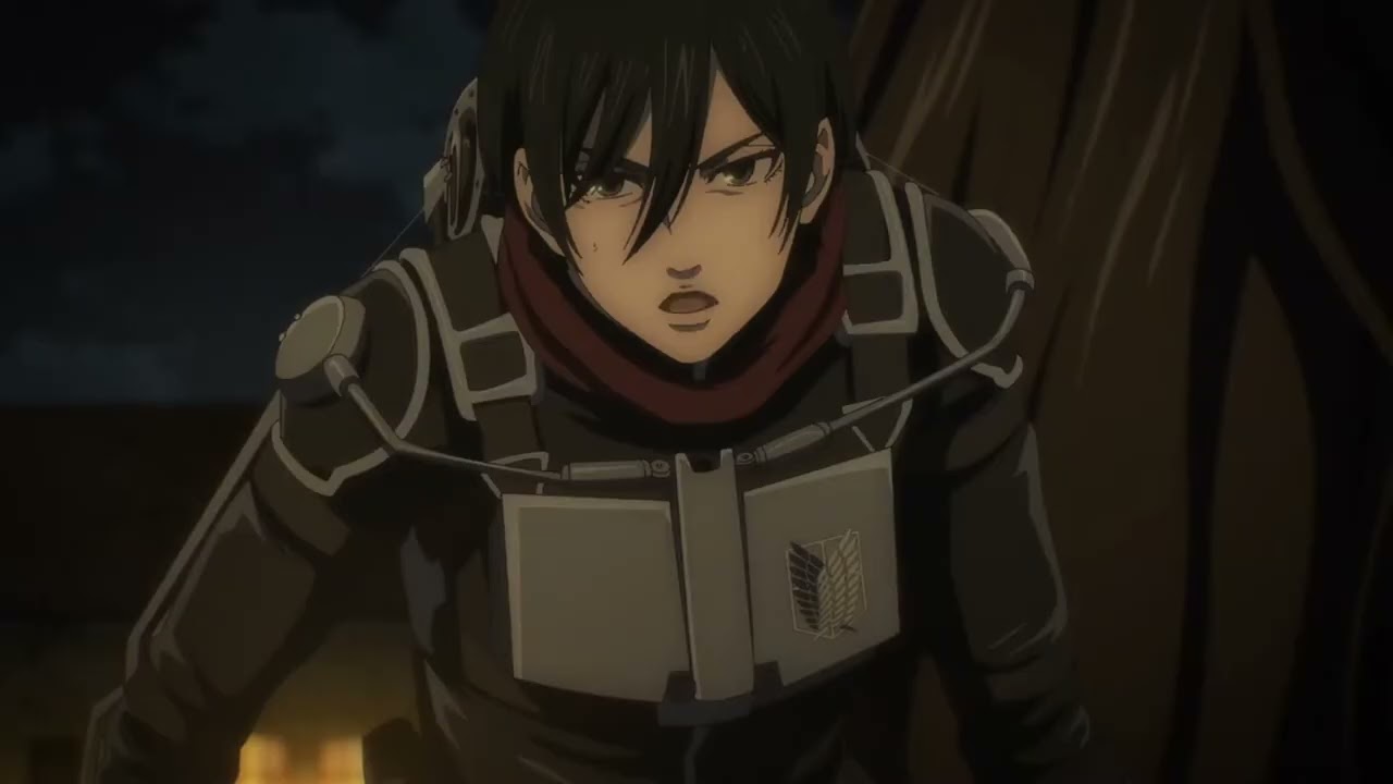 Attaque Des Titans - Eren ET Mikasa contre le Titan Machoire VF