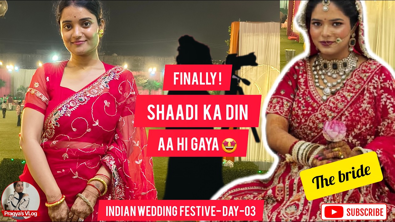Finally Shadi ka din aa hi gaya || Shadi Ka Vlog - Wedding Vlog #wedding #familychannel #familyvlog