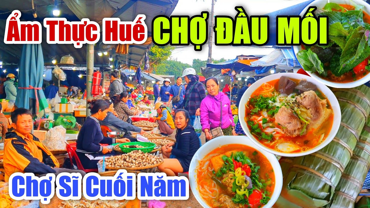 Ẩm Thực Huế CHỢ ĐẦU MỐI PHÚ HẬU -Không Ngờ Toàn Món Ngon Đặc Sản Trong Ngôi Chợ Sĩ Lớn Nhất Huế #166
