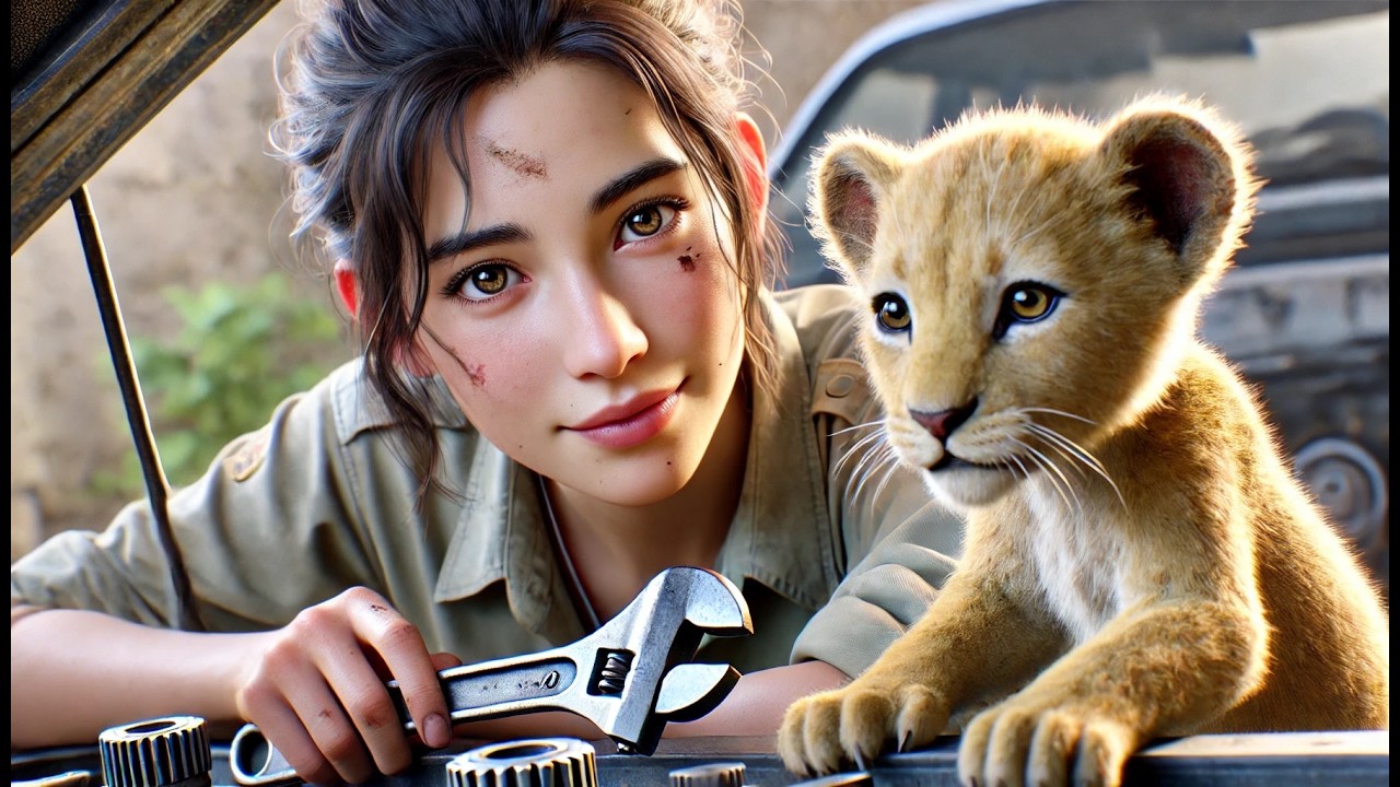 She Was Fixing Her Gear — A Predator Cub Tried to “Help” by Holding the Wrench | HFY