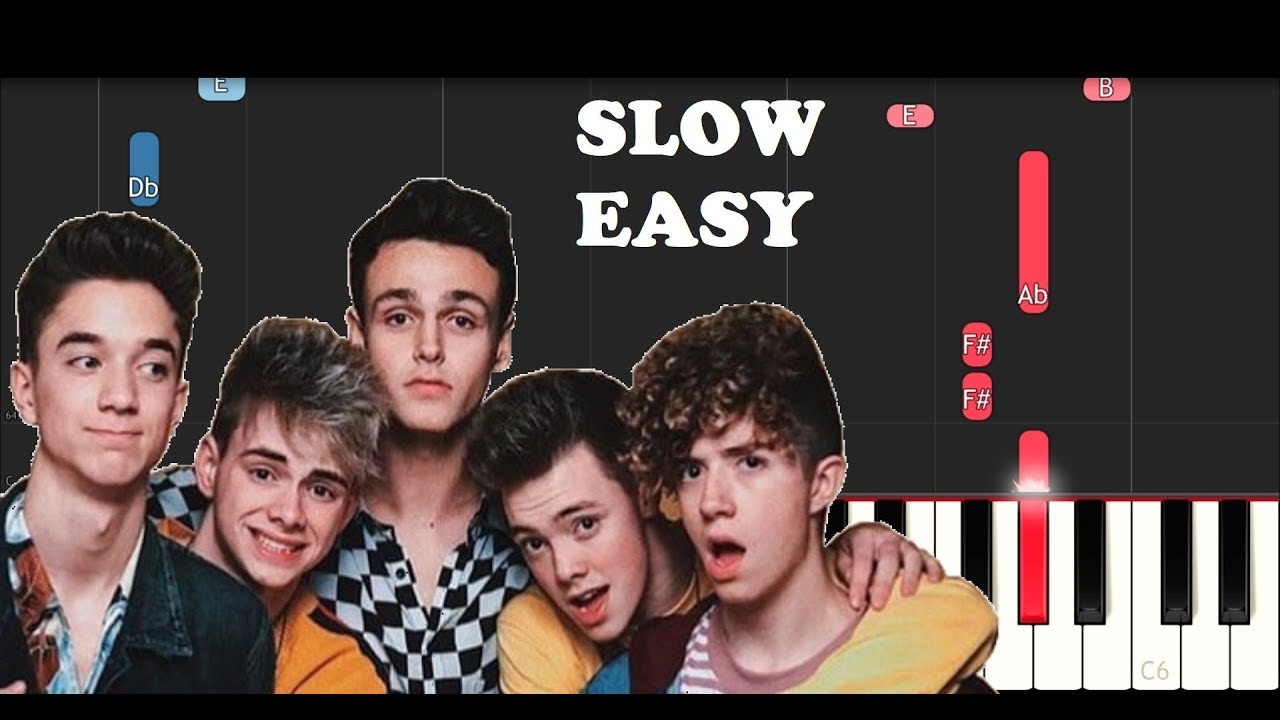 Why Don't We - 8 Letters (SLOW EASY PIANO TUTORIAL)
