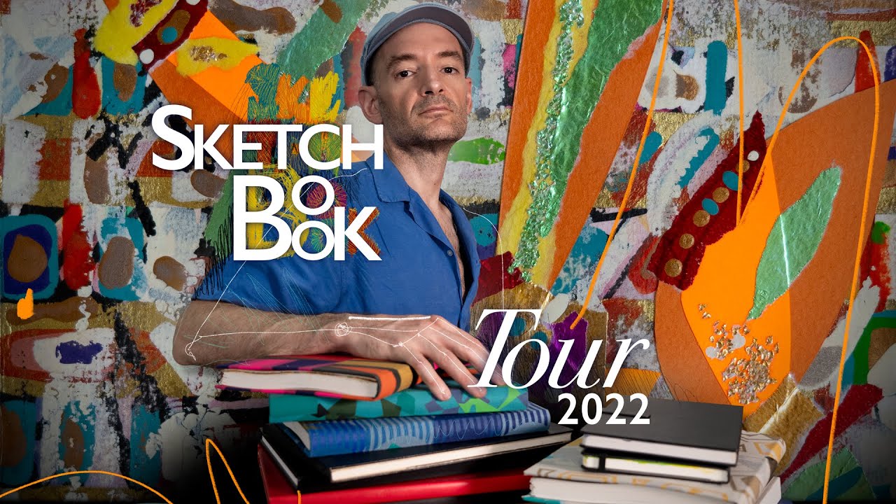 Sketchbook tour 2022. Un paseo por todos mis cuadernos de dibujo, al detalle.