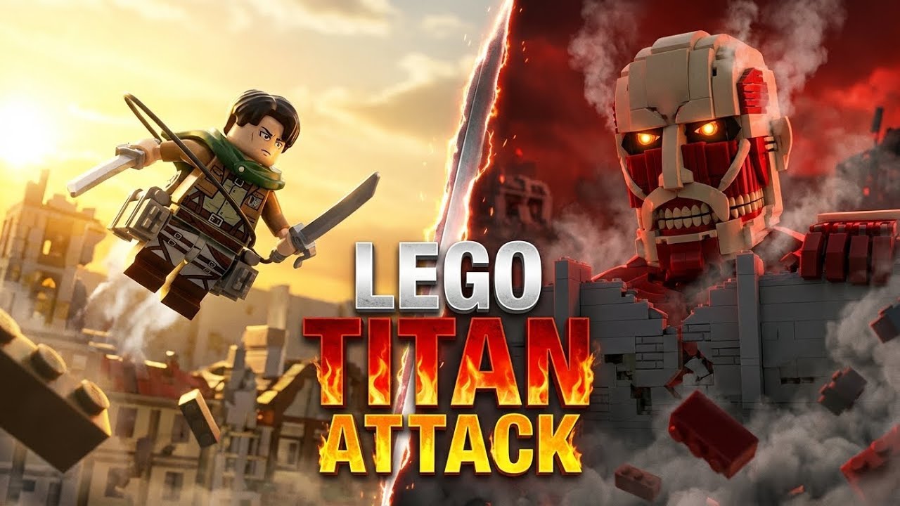 Can Levi Stop The 50-Meter Zombie Titan? LEGO Zombie Animation | Full Episode 5