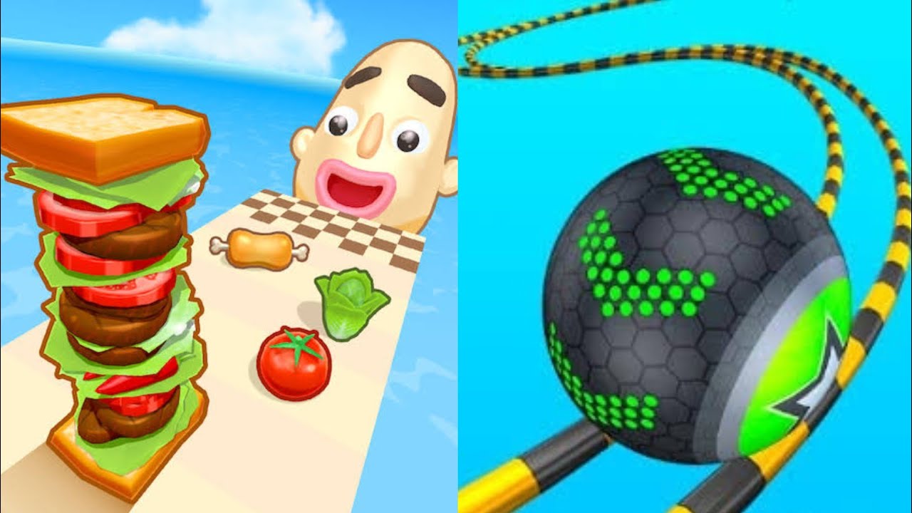 Going Balls vs Sandwich Runner- All Levels Gameplay New APK Update Gameplay 2026