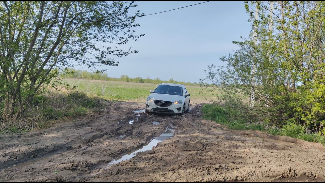 MAZDA CX5 + Triangle TR292 A/T ПРОХОДИМОСТЬ ПО БЕЗДОРОЖЬЮ