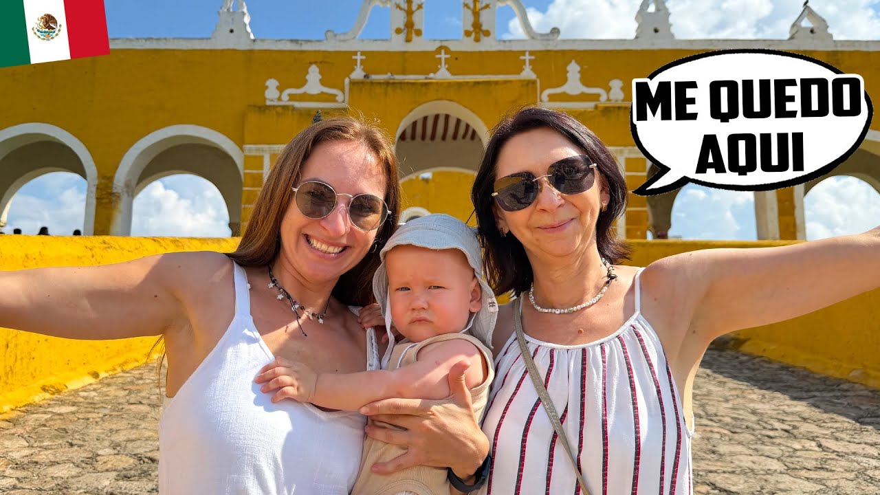 😱 MAMÁ RUSA QUIERE QUEDARSE a VIVIR en ESTE PUEBLO MAGICO | IZAMAL