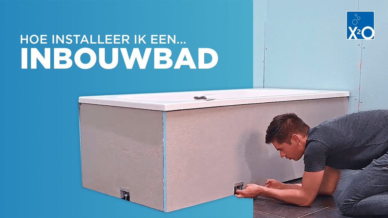 Zelf een inbouwbad installeren? Stap-voor-stap handleiding voor installatie | X&sup2;O Badkamers