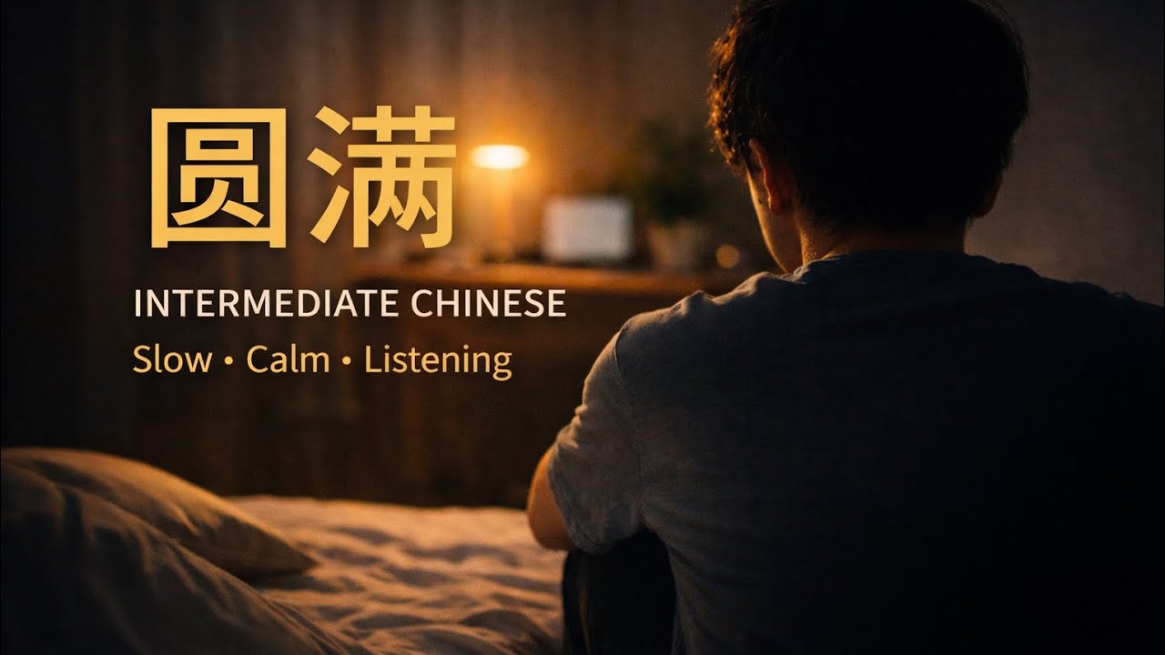 圆满｜中级中文听力 · 慢速 · 治愈Wholeness | Slow Intermediate Chinese Listening