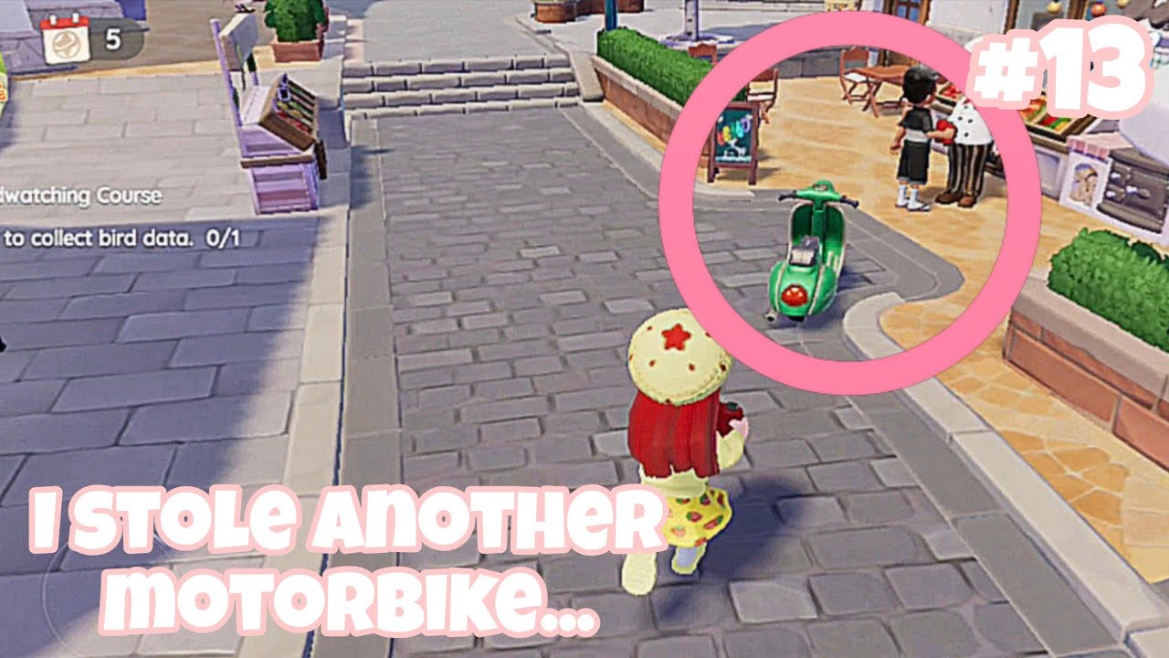 I stole a motorbike(again) to go birdwatching... | Heartopia #13 
